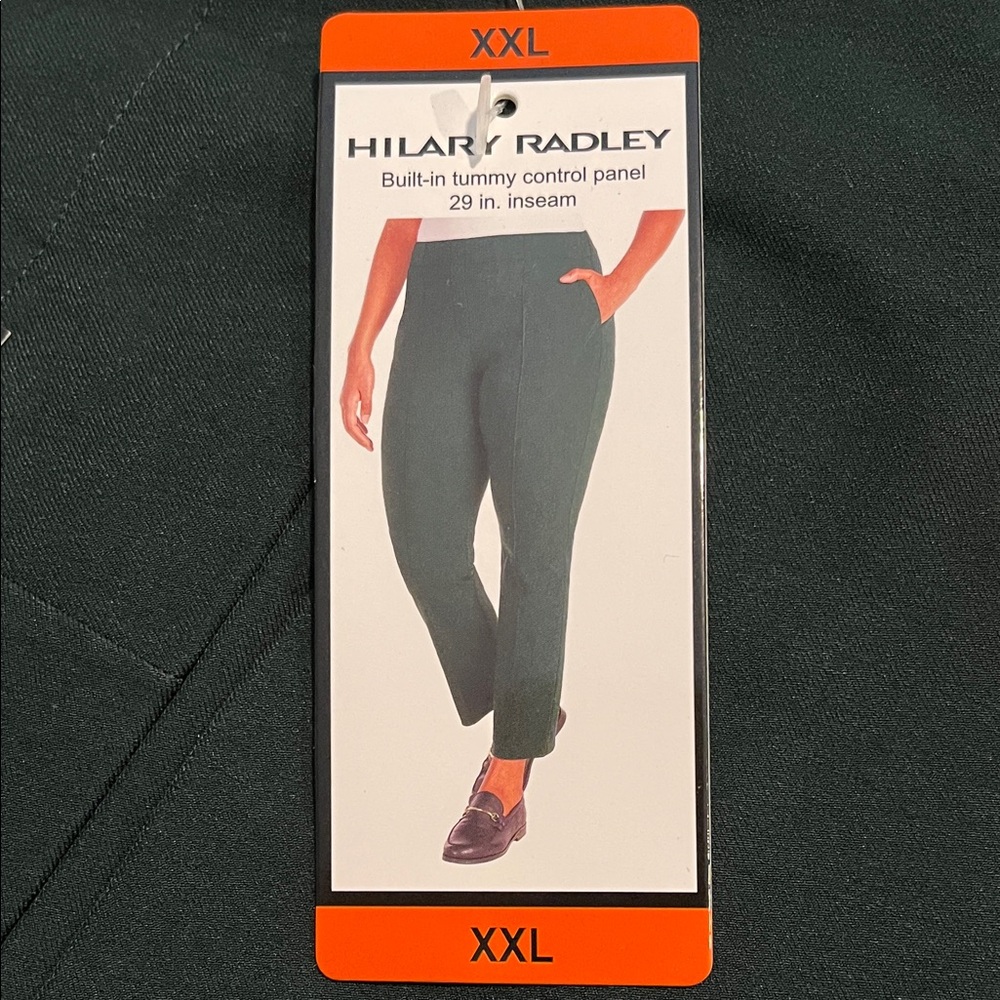 NWT Hilary Radley Classic Deep Emerald (Green) Cropped PantsSize XXL
